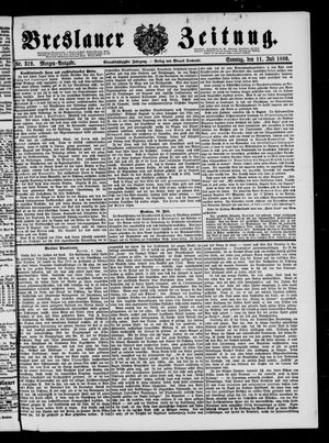 Breslauer Zeitung vom 11.07.1880