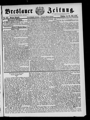 Breslauer Zeitung on Jul 20, 1880