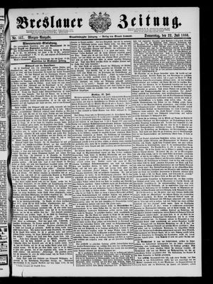 Breslauer Zeitung on Jul 22, 1880