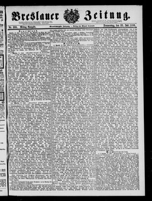 Breslauer Zeitung vom 22.07.1880