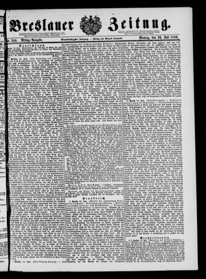 Breslauer Zeitung vom 26.07.1880
