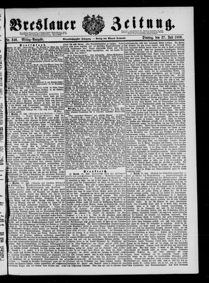 Breslauer Zeitung on Jul 27, 1880