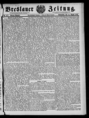 Breslauer Zeitung on Aug 14, 1880