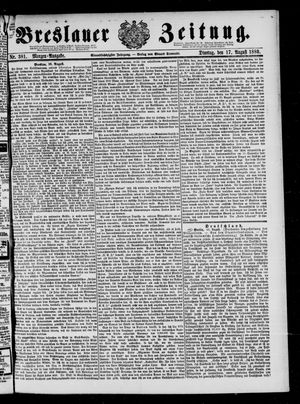 Breslauer Zeitung vom 17.08.1880