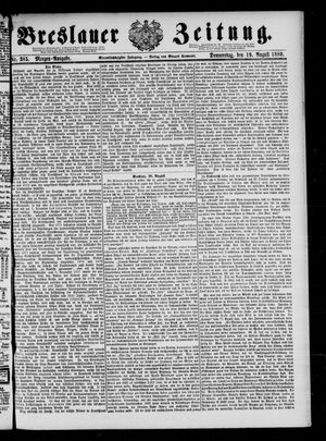 Breslauer Zeitung vom 19.08.1880