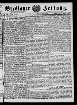 Breslauer Zeitung on Aug 23, 1880