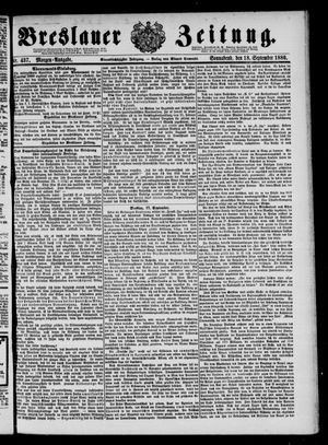 Breslauer Zeitung vom 18.09.1880