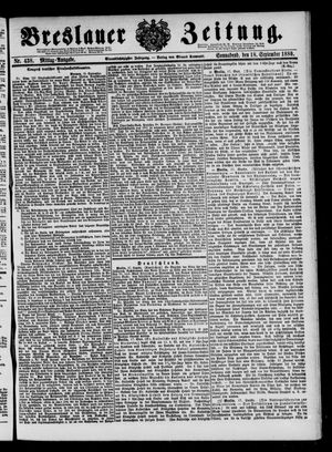 Breslauer Zeitung vom 18.09.1880