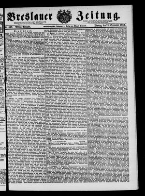 Breslauer Zeitung vom 21.09.1880
