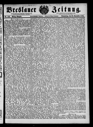 Breslauer Zeitung vom 23.09.1880