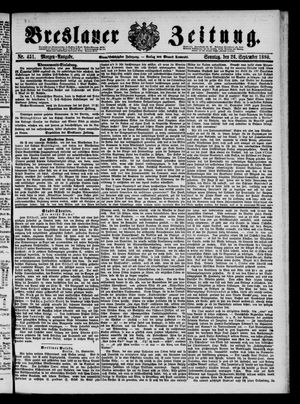 Breslauer Zeitung vom 26.09.1880