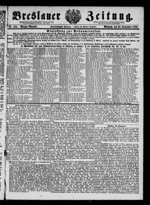 Breslauer Zeitung on Sep 29, 1880