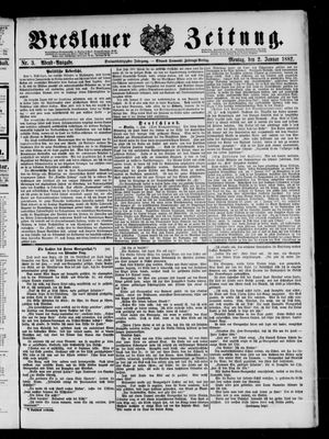 Breslauer Zeitung vom 02.01.1882