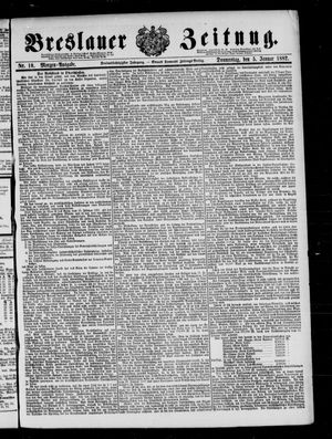 Breslauer Zeitung on Jan 5, 1882