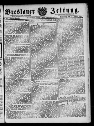 Breslauer Zeitung vom 12.01.1882