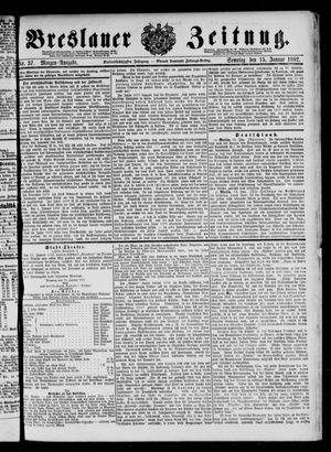 Breslauer Zeitung on Jan 15, 1882