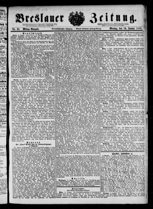 Breslauer Zeitung on Jan 16, 1882