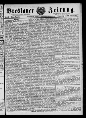 Breslauer Zeitung vom 19.01.1882