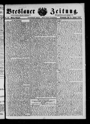 Breslauer Zeitung on Jan 21, 1882
