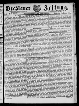 Breslauer Zeitung on Jan 23, 1882