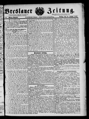 Breslauer Zeitung vom 27.01.1882