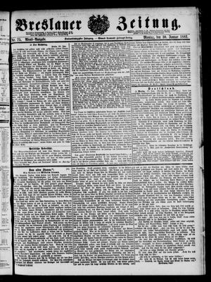Breslauer Zeitung vom 30.01.1882