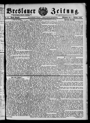Breslauer Zeitung vom 01.02.1882