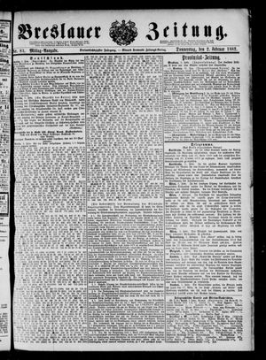 Breslauer Zeitung vom 02.02.1882