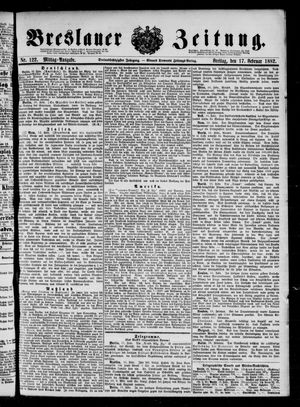 Breslauer Zeitung on Feb 17, 1882