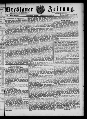 Breslauer Zeitung vom 20.02.1882