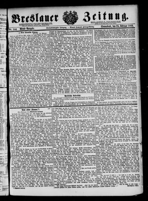 Breslauer Zeitung vom 25.02.1882