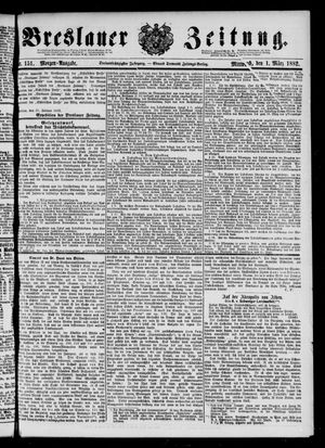 Breslauer Zeitung on Mar 1, 1882