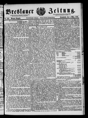 Breslauer Zeitung on Mar 4, 1882