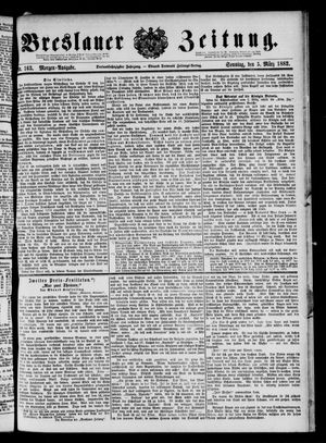 Breslauer Zeitung on Mar 5, 1882