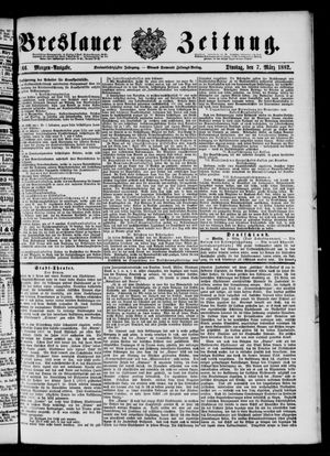 Breslauer Zeitung on Mar 7, 1882