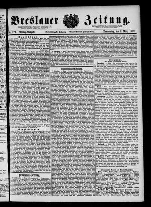 Breslauer Zeitung on Mar 9, 1882
