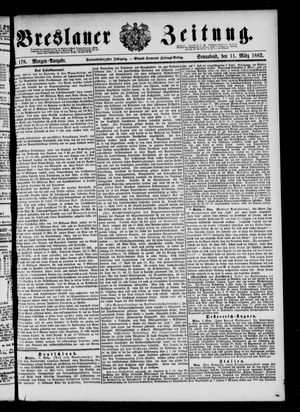 Breslauer Zeitung on Mar 11, 1882