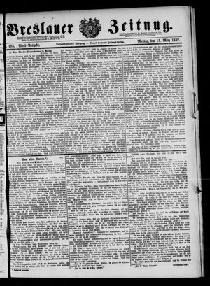 Breslauer Zeitung on Mar 13, 1882