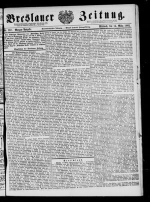 Breslauer Zeitung on Mar 15, 1882