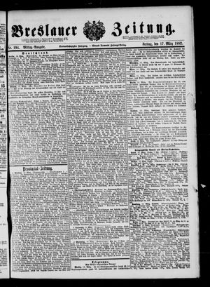 Breslauer Zeitung vom 17.03.1882