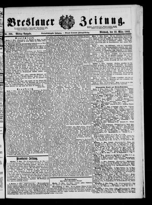 Breslauer Zeitung on Mar 22, 1882