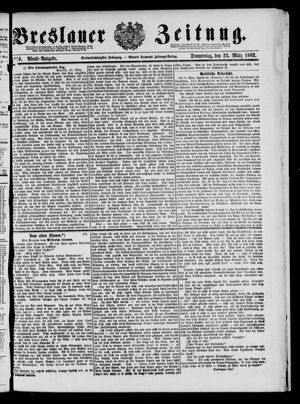 Breslauer Zeitung on Mar 23, 1882