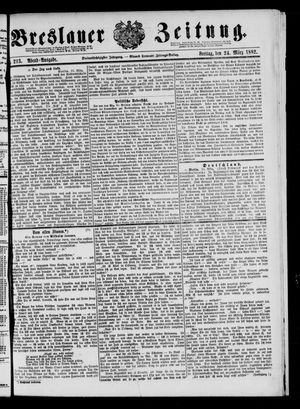 Breslauer Zeitung vom 24.03.1882