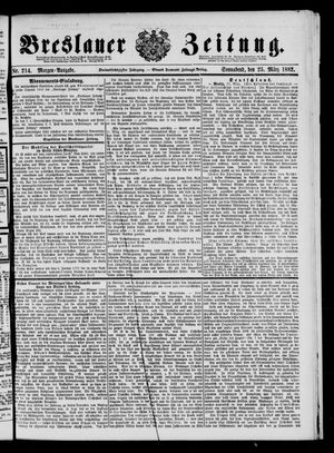 Breslauer Zeitung vom 25.03.1882