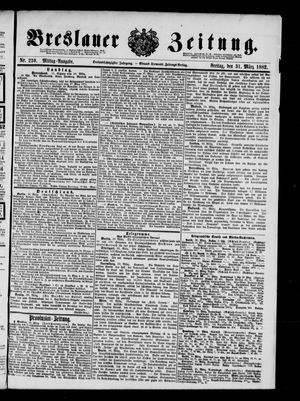 Breslauer Zeitung vom 31.03.1882