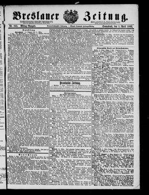 Breslauer Zeitung on Apr 1, 1882