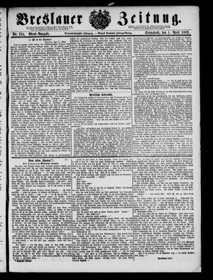 Breslauer Zeitung on Apr 1, 1882
