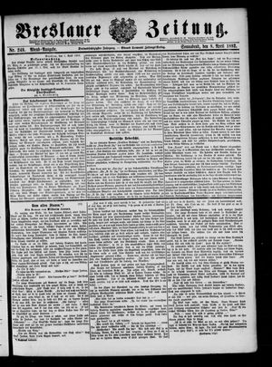Breslauer Zeitung vom 08.04.1882