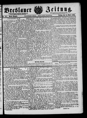 Breslauer Zeitung vom 14.04.1882