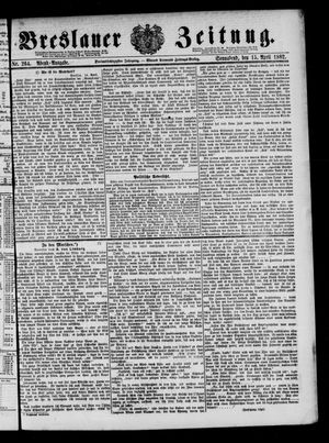 Breslauer Zeitung vom 15.04.1882
